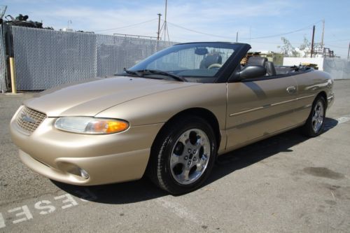 1998 chrysler sebring limited jxi convertible automatic 6 cylinder no reserve