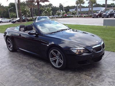 2008 bmw m6 convertible 6 speed manual low miles clean carfax black v10 m5 m amg