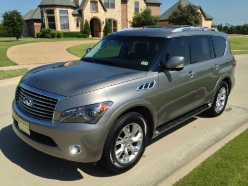 2012 infiniti qx56 technology package, dual dvd&#039;s, like new condition, great buy