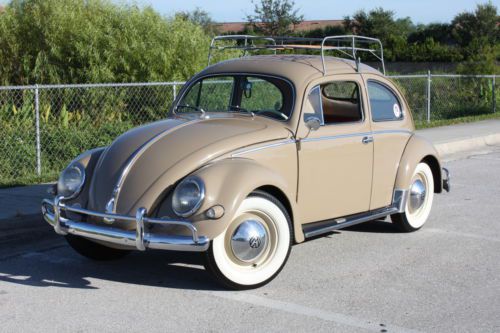 1957 volkswagen beetle deluxe 11 aaca national champion vw auto museum certified
