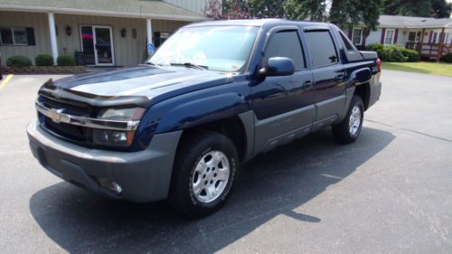 2002 96k miles chevy avalanche north face edition leather