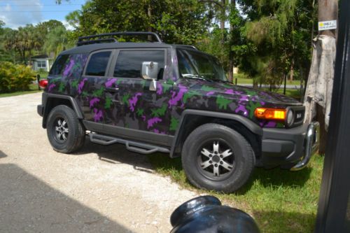 2007 toyota fj cruiser base sport utility 4-door 4.0l custom camoflauge