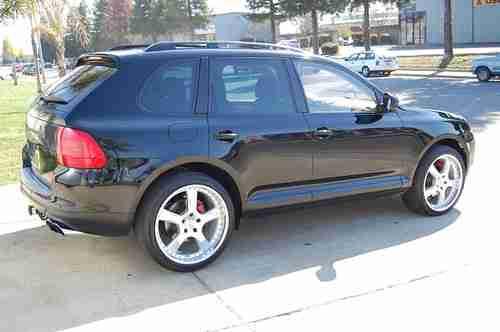 Sell used 2006 Porsche Cayenne Turbo Black Tan leather 22 ... Sell used 2006 Porsche Cayenne Turbo Black Tan leather 22 ...