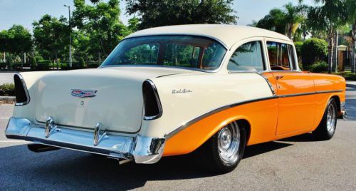 Over the top pro touring 1956 chevrolet  bel air 210 350 -8 a/c p.s,p.b radical