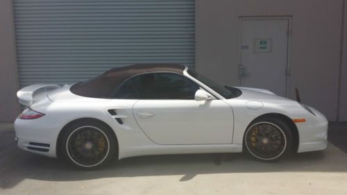 2011 911 turbo s cabriolet msrp $211,225 low miles