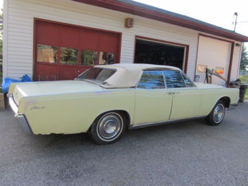 1966 LINCOLN CONTINENTAL CONVERTIBLE EXCELLENT PROJECT CAR NO RESERVE, image 19