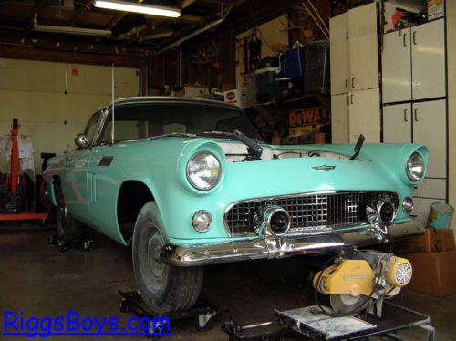 1956 ford thunderbird project car solid body new paint