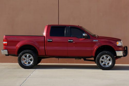 Sell used 07 FORD F150 LARIAT 4X4 CREW CAB LIFTED 20" PRO ...