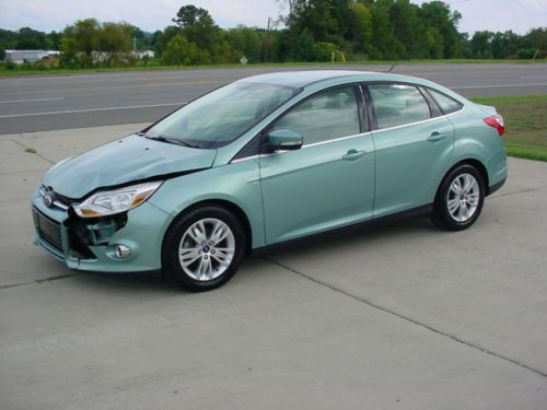 2012 ford focus sel no reserve salvage damaged rebuildable repairable