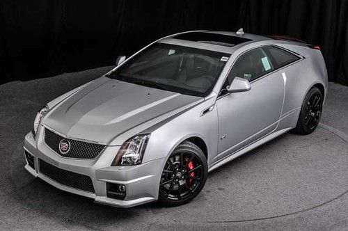 2013 cadillac cts v coupe silver frost matte 1 of 100 factory built