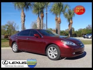 Lexus certified 3yrs/100k miles 2007 es 350 leather/sunroof &amp; more! $ave