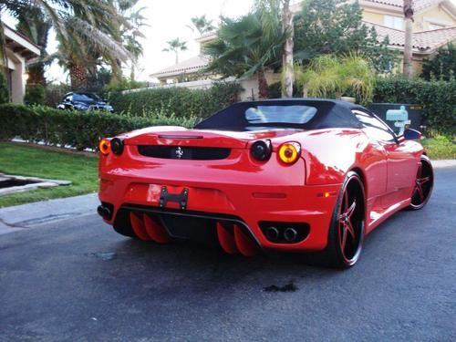 2005 ferrai f430 convertible , red color with beige interior , costumized