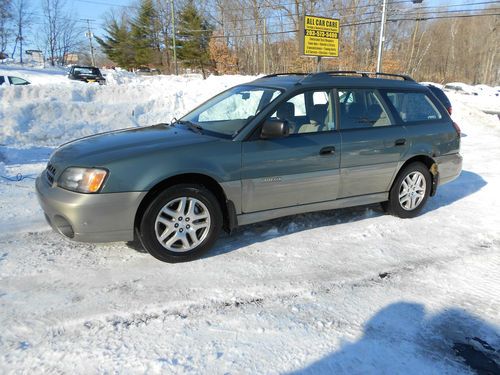 2001 subaru outback wagon all wheel drive 4-door 2.5l, mint condition no reserve