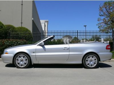 2004 volvo c70 soft top convertible 3 disc changer cassette player