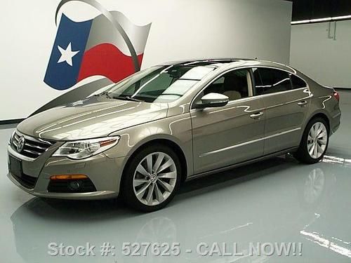 2009 volkswagen cc vr6 sport htd seats sunroof only 35k texas direct auto