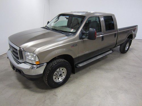 2004 ford f350 turbo diesel lariat crew cab 4x4 long bed  colorado owned 80 pics