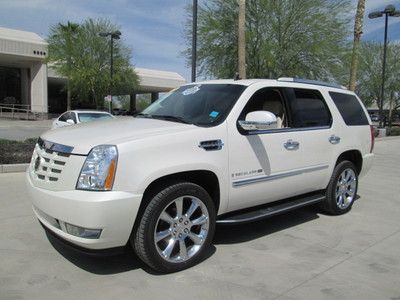 2007 white v8 leather automatic navigation sunroof 3rd row miles:48k