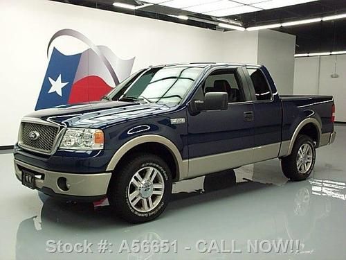 2007 ford f150 lariat supercab leather two-tone tow 61k texas direct auto