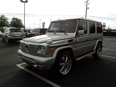 2002 mercedes benz g500 lorinser package! fully serviced! low miles!