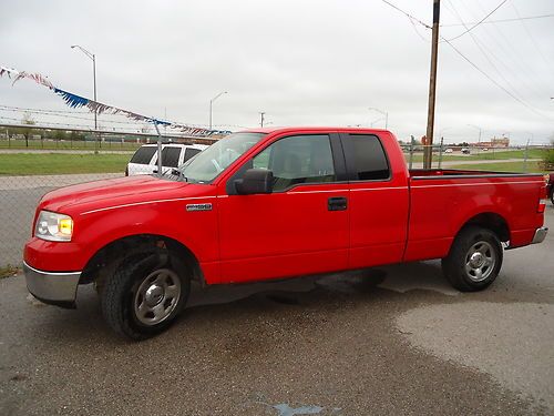 2006 ford f-150 extended cab 4 doors red.  as is!!!