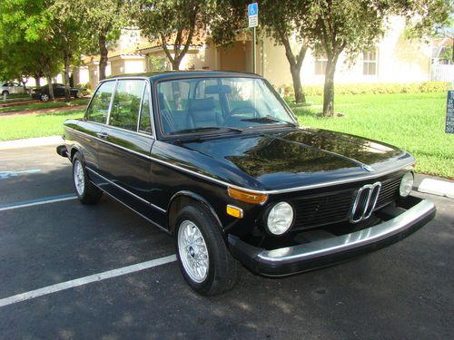 1974 bmw 2002 with tii engine, color: black, alpina seats