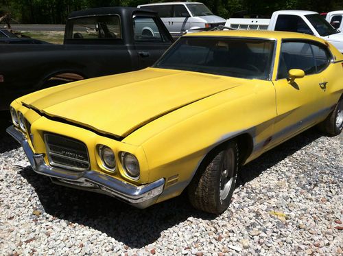 1972 pontiac lemans 2 door coupe-see youtube clip running and driving no reserve