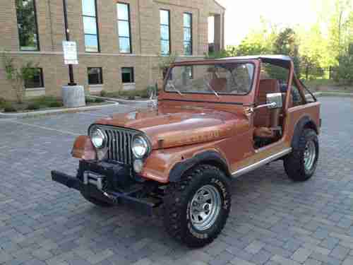 Sell used 1981 Jeep CJ7 Laredo 94k 5spd 4x4 Rare Winch in ...