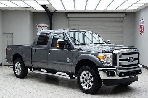 2011 ford f250 diesel 4x4 lariat fx4 crew navigation sunroof heated leather