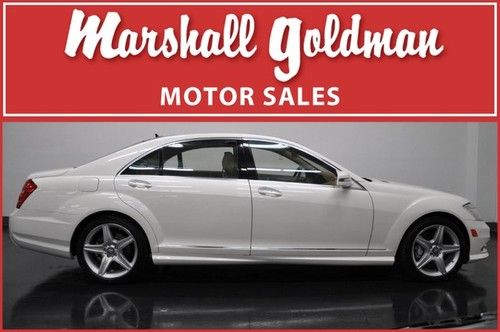 2010 mercedes benz s 550 4 matic sport diamond white only 27,600 miles