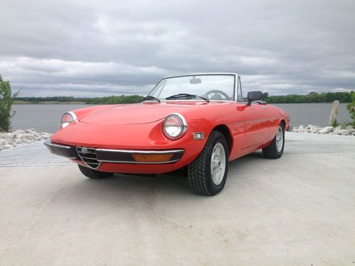 ***1971 alfa romeo spider veloce convertible*** rare fuel inject cam tail *wow*