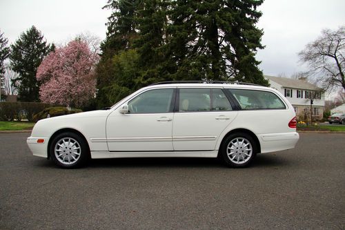 98-03 2002 mercedes-benz w210 e320 wagon 3rd row low miles very clean no reserve