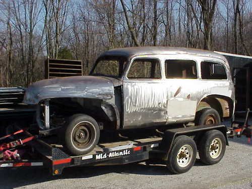 1951 chevy hershey park estates suburban project tci polished front suspenion
