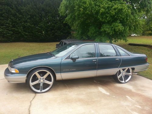 1992 chevrolet caprice classic with leather and 24 inch iroc wheels