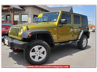 2007 jeep wrangler unlimited sahara trail rated edit 4wd removable hard top 4dr