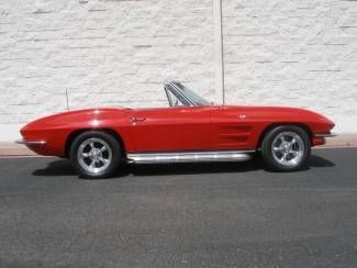 1964 red convertible zz4, 4-speed, side pipes. texas