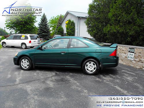 2001 honda civic lx - beautiful 2dr coupe, auto, very clean and well maintained!
