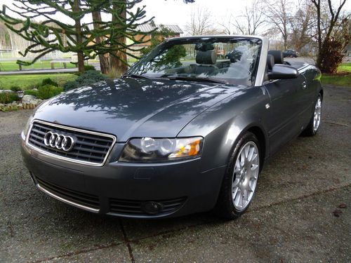 2005 audi a4 1.8t s-line convertible - fully loaded - low miles *canada*