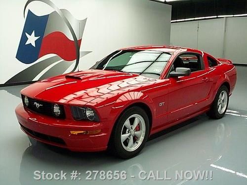 2007 ford mustang gt premium 5-speed leather shaker 43k texas direct auto