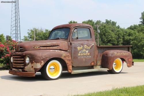1948 ford f-100 rat rod pickup truck. 406ci, auto, air conditioning, sweeet!