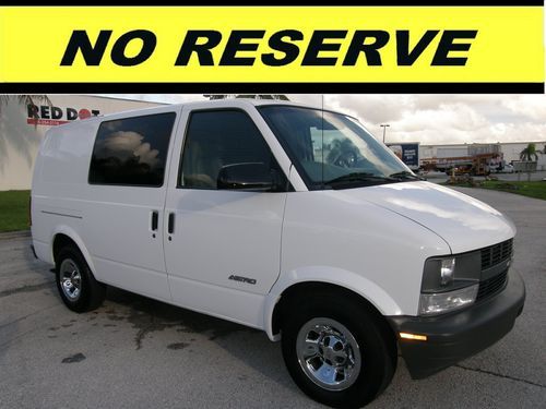 2001 chevy astro cargo van, low miles only 64k miles, see video,no reserve