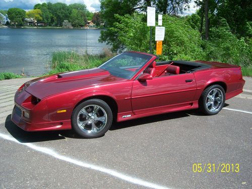 Sell Used 1992 Camaro Rs Convertible Anniversary Edition In