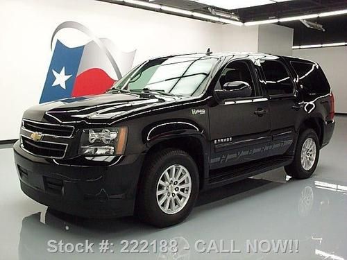 2008 chevy tahoe hybrid leather nav dvd rear cam 67k mi texas direct auto