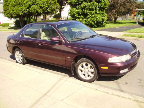 1997 mazda 626 es 4 door sedan, v6 manual trans, air, leather,