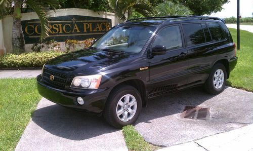 2002 toyota highlander limited v-6 leather super low miles awesome ice cold a/c