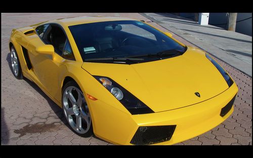 Lamborghini gallardo 2004, 4600 miles, pearl yellow, excellent condition