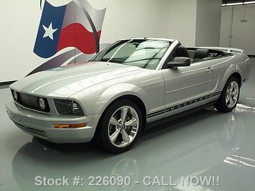 2006 ford mustang premium convertible auto leather 73k texas direct auto