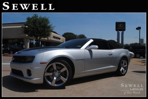 2011 chevy camaro rs 2ss package one owner low miles leather convertable