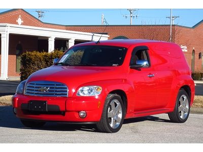 Red delivery panel truck chrome wheels 5 speed manual transmission