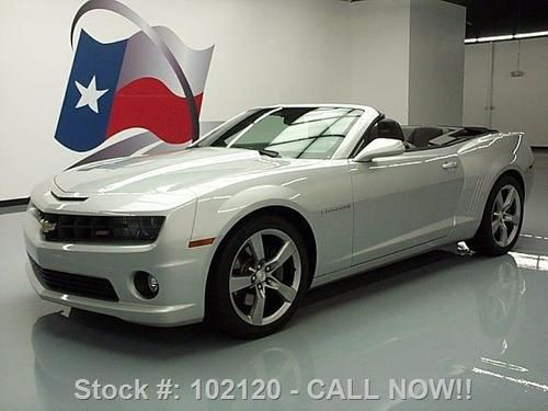 2012 chevy camaro 2ss convertible rs rear cam hud 13k texas direct auto