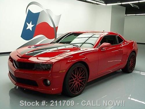 2010 chevy camaro 2ss rs htd leather 22" wheels 28k mi texas direct auto